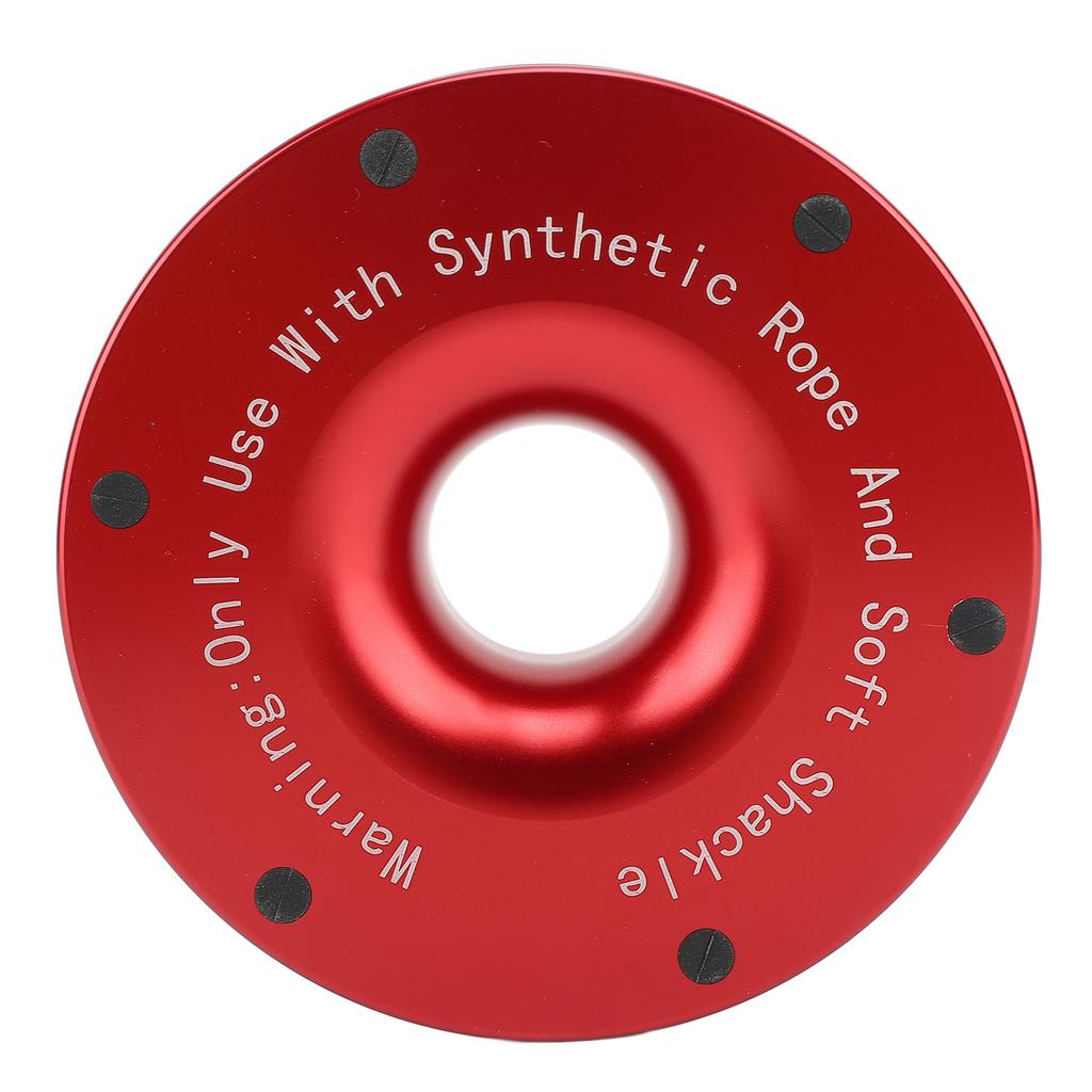 Winch Snatch Towing Ring Aluminium 33000lbs Break Strength Snatch Block Pulley for ATV UTV SUV Truck Dirt Bike 5 16 to