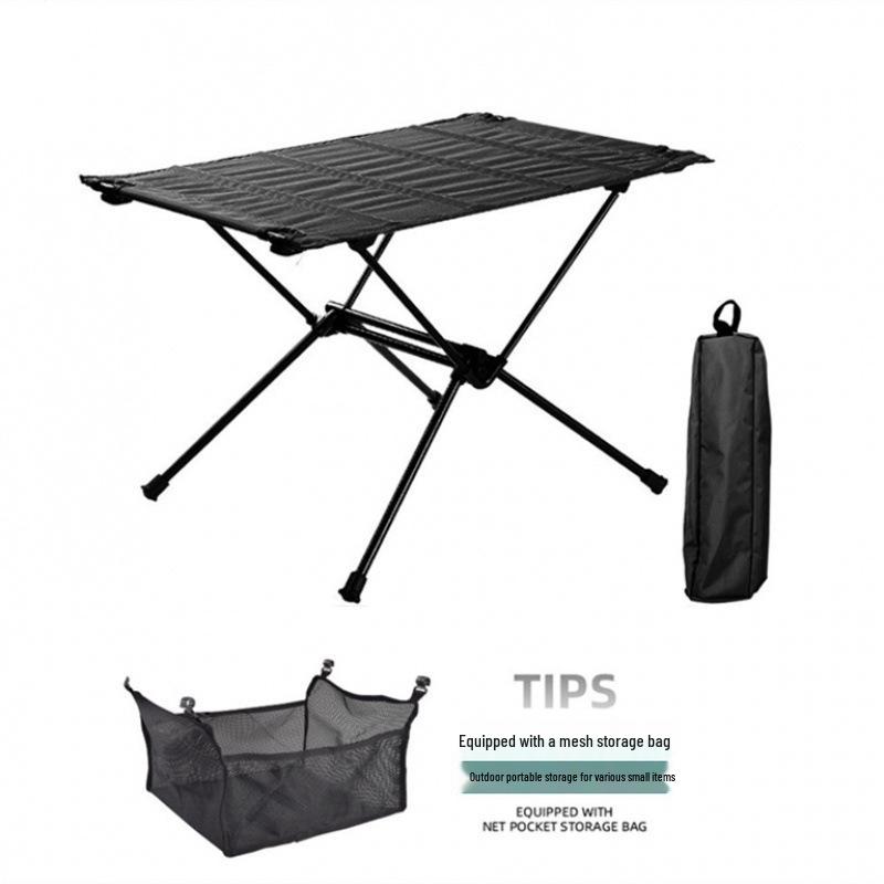 Portable Folding Camping Table, Lightweight Aluminum Alloy Outdoor Dining Table