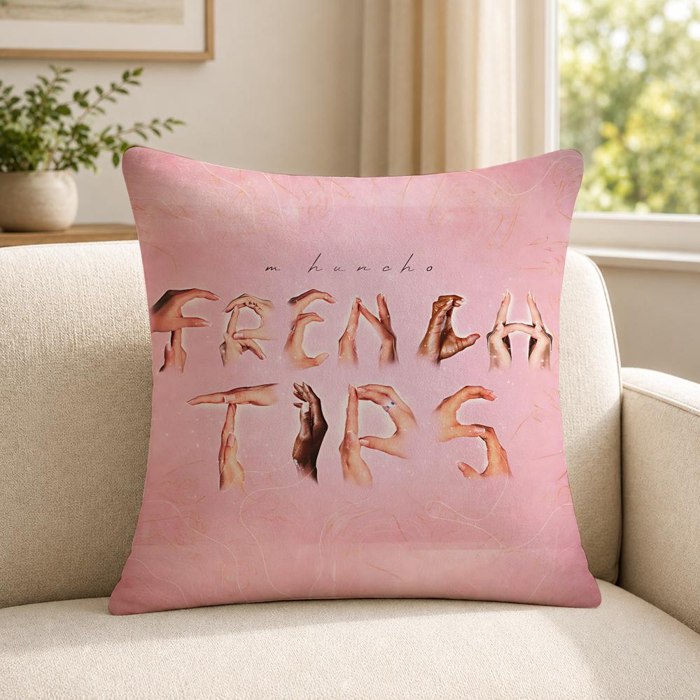 Rapper MM Huncho Cushion Cover Soft Short Plush SkinFriendly Cushion Case for MultiScene Use
