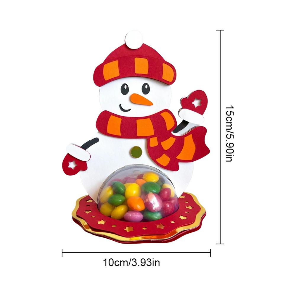 

Christmas Candy Jars Wood Snowman Food Container Wooden Christmas Snowman Snack Storage For Kids Girls Children Birthday Party красный