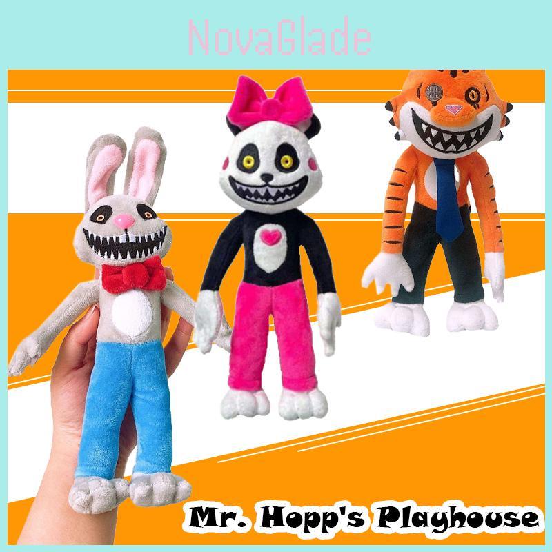 Herr. Hopp's Playhouse Plüschhasenpuppe mit hochwertiger PP-Baumwollfüllung
