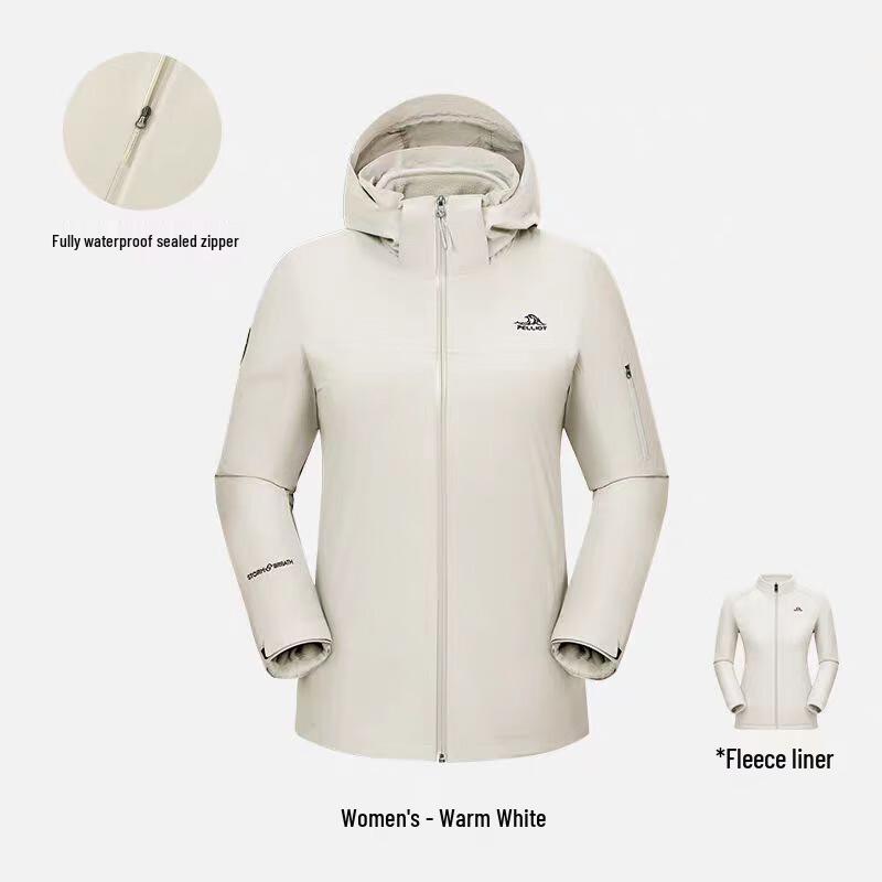 Pelliot Women s Outdoor 3-in-1 Fleece-Lined Jacket L