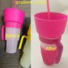 Popcorn Beverage Cup Snack Cups Straw Cup with Handle Water Bottles with Straw Coffee Cup Mug