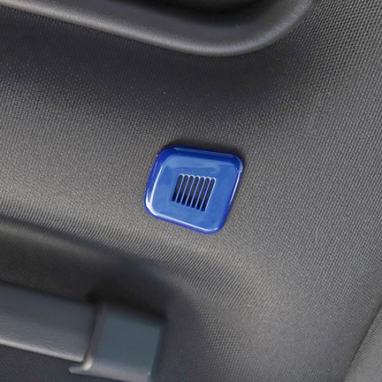 2x Blue Roof Microphone Speaker Cover Trim For Challenger/Charger 15+Accessories