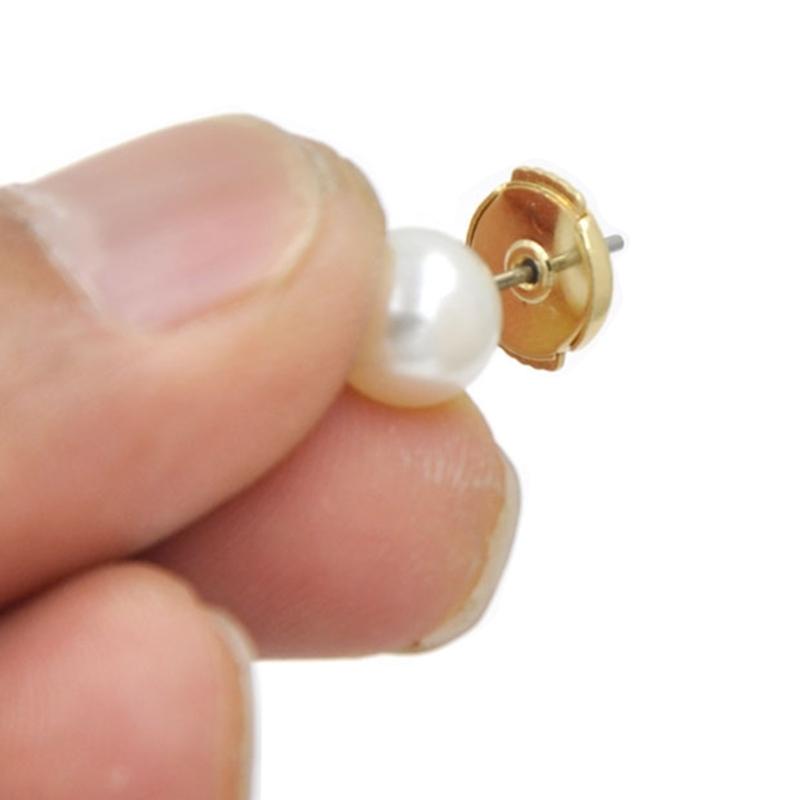 10Pieces Stylish Dis Designed Ear Plugs Fashionable Earplug Backs Practical Earplug Locking Clip for Active Music Lovers