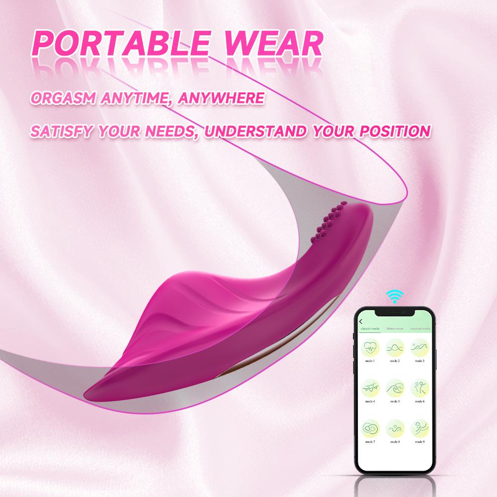 Silicone Wearable Powerful Vibrator,  Female Clitoral G-Spot Stimulation Masturbator,  Couples Adult Sex Toys, Sexy Sex Toys 18+