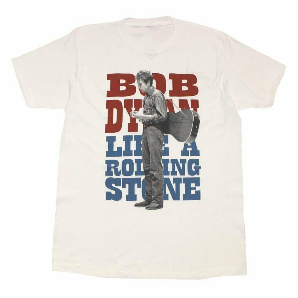 Bob Dylan Guitar T-shirt White Cotton Unisex All Sizes S-5XL 2F295 XXXXL
