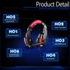 G9000 3.5mm Gaming Headphone Stereo Game Headset Noise Cancellation Earphone with Mic LED Light Volume Control for PS4