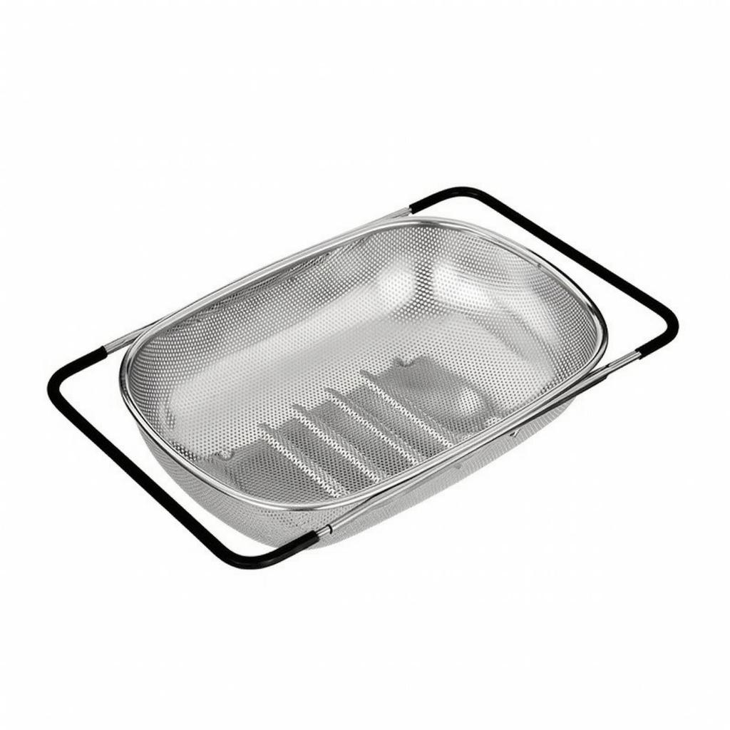 Colander Retractable Sink Draining Basket Adjustable for Kitchen Prep