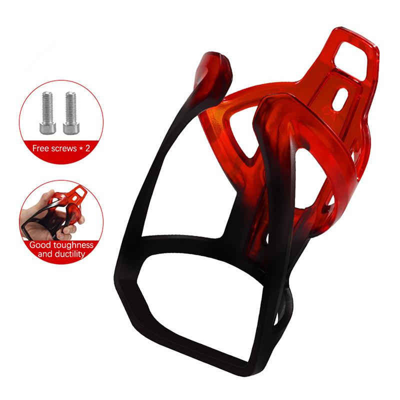 1Pc Road Bike Bottle Cage Water Bottle Holder Socket Holder Bottle Holder Cage Bicycle Bottle Racknylon Plastic