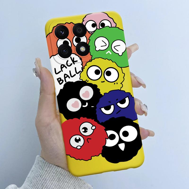 For Huawei Honor X8a Case HonorX8a Soft TPU Silicone Cover Cute Cartoon Panda Phone Case For Honor X6a HonorX6a Plus Coque Funda