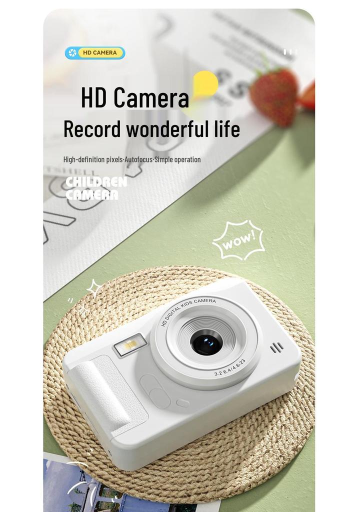 Student-Friendly 2.4-inch HD Dual Lens Digital Camera