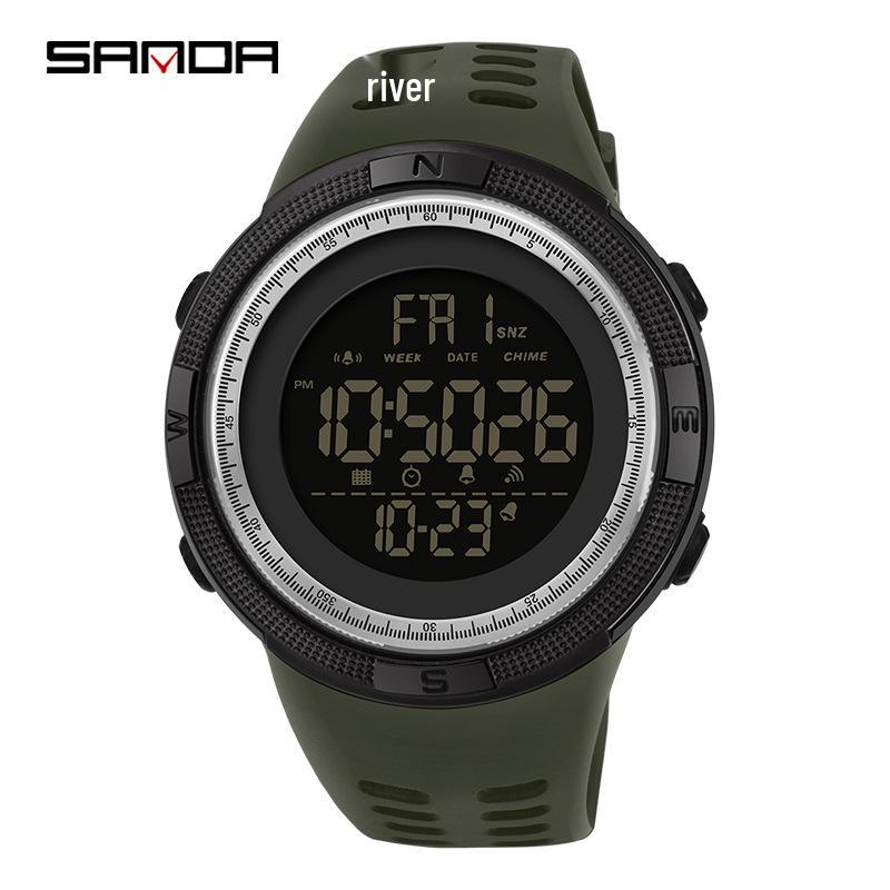 Sanda Luminous Men's Multifunctional Waterproof Tactical Sports Watch