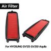For HYOSUNG GV250 GV125 GV 125 250 Aquila Motorcycle Engine Air Filter Cleaner Air Intake Filter Element Air Filters 7