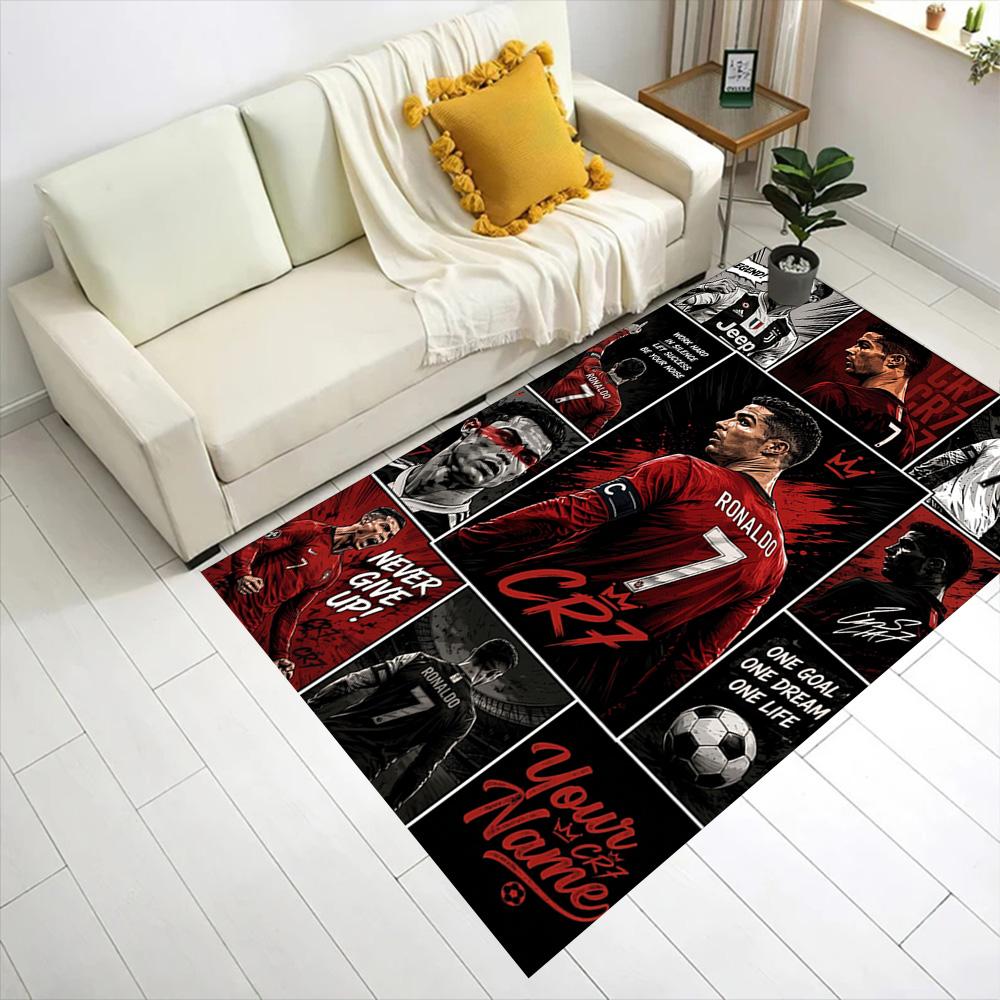 Cristiano Ronaldo (32) Customizable Name Floor Mat Suitable for Game Room Study room Hallway Decorate room Antislip Carpet Decorate Offices