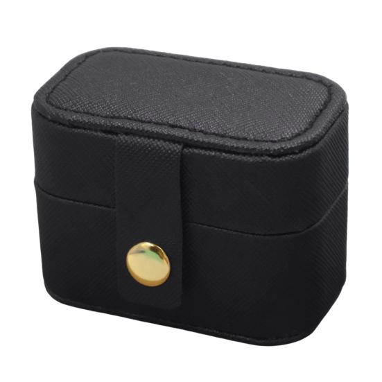 PU Leather Jewelry Storage Box, Mini Compact Gift Box, with Soft Scratch-Proof Interior Jewelry Case, for Rings Earrings Necklaces