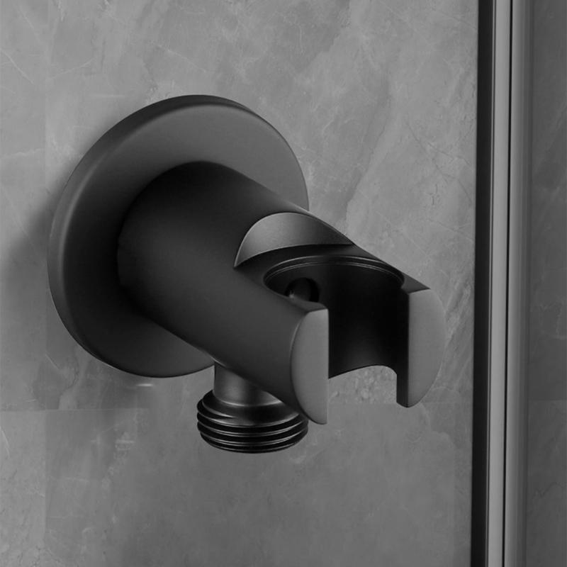 Wall Mounted Handheld Shower Holder Shower Mounting Brackets Wall Elbow Spouts Water Inlet Angle Valves Bathroom Accessory