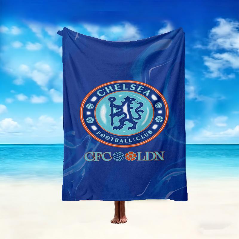 1pc Digital Print Nap Blanket, Chelsea FC Blanket for Home Use, All Season Warmth, Christmas and Valentine's Day Gift Blanket