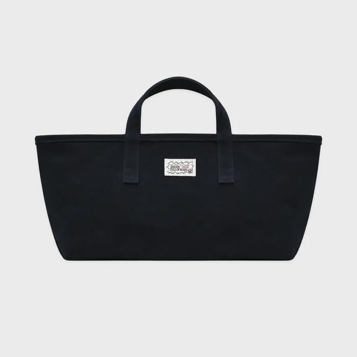 Rose Label Point Tote Bag (Navy)