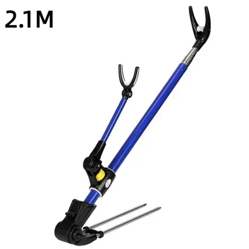 Super Hard Thickened Fishing Rod Holder Adjustable Extended Ground Plug Stable for Long Time Fishing Sessions