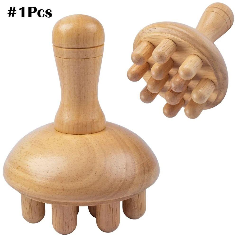 Wooden Foot Sole Massager Muscle Relaxation Acupoint Ball Portable Foot And Leg Massager  Foot Care