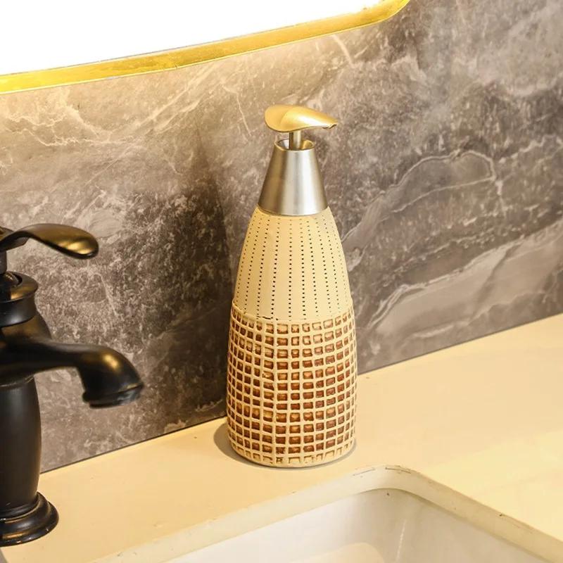 Ceramic Shower Gel Bottle Lotion Bottle Hand Sanitizer Bottle Soap Dispenser Lotion Container Bathroom Accessories Products