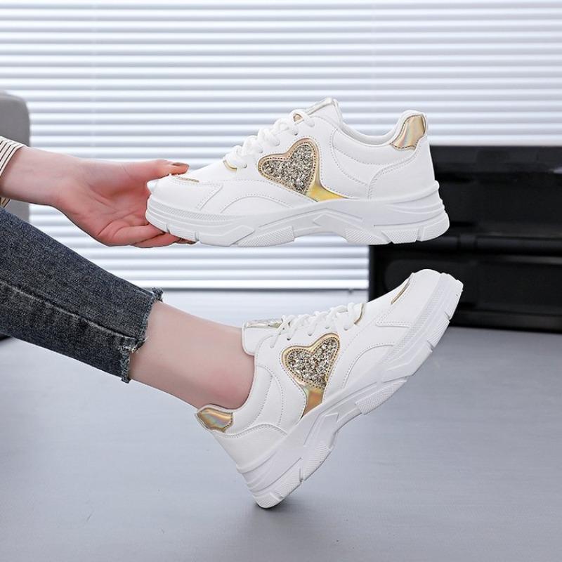 Fashion Lady Fitness Women Breathable Sneakers Woman Casual Shoes Cushion Female Comfortable Low Top Sock Sneakers Non-slip Walking Shoe