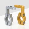 Motorcycle Electric Bicycle Rear View Mirror Bracket Mount Adapter for 22mm Handlebar Holder Clamp M6 M8 M10 Screw Hole CNC