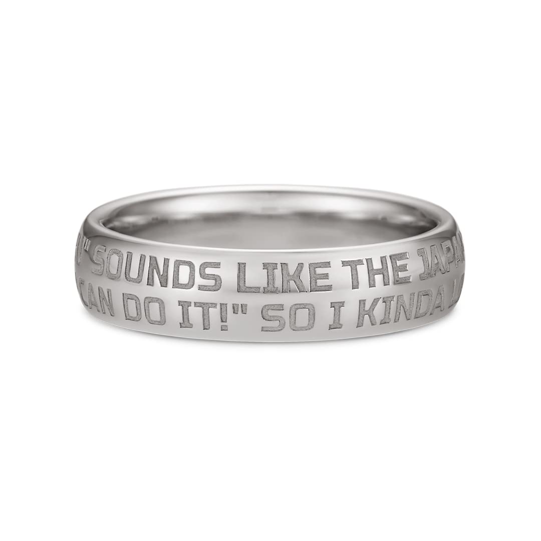 

My Hero Academia Ring Message Ring Ochako Uraraka Silver Unisex Unisex Men Women Birthday Anniversary Present Gift [U-Treasure] [ver.2] (No. 11)