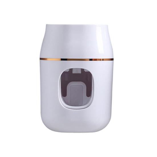 

Выдавливатель зубной пасты настенный самоклеящийся без перфорации общежитие автоматический трудосберегающий выдавливатель тюбика зубной щетки для ежедневного использования белый