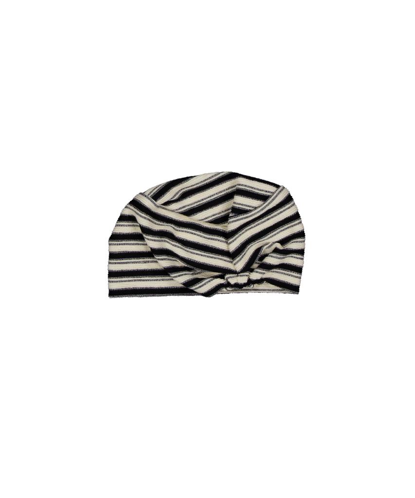 Cookies Striped Band Beanie (Black/Cream)
