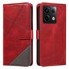 For Xiaomi Poco X6 5G/Redmi Note 13 Pro 5G Case Protective Geometric Line Leather Phone Cover