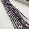 1String, Small Purple Pearl, 3-3.5mm, Natural Freshwater Pearl Beads for Jewelry Making DIY Necklace, Bracelet Accessories, Festive Crafts 36cm