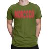 Morocco Flag Map Unisexs T Shirts Novelty Tees Short Sleeve Crewneck TShirt Pure Cotton Classic Tops