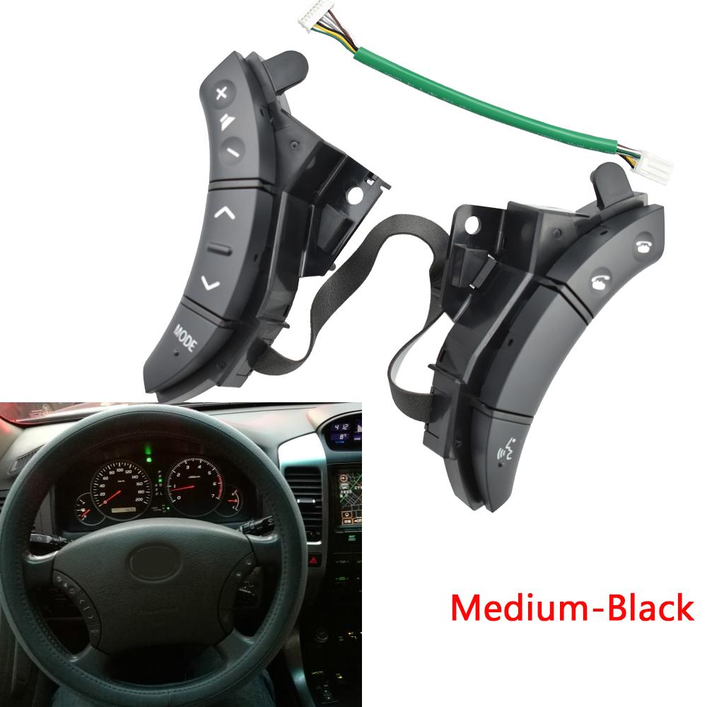 Multi-function Car Steering Wheel Control Buttons Switch Styling Buttons For Toyota Land Cruiser Prado 120 2004-2009 75B037