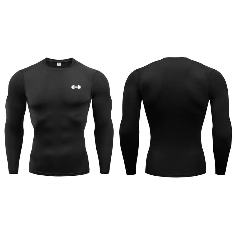 

Muscleguys Mens Long Sleeve Running T-Shirts Autunm Anti-Wrinkle Crewneck Gym Workout Dumbbel Muscle Slim Fitted Lightweight T Shirts L чёрный