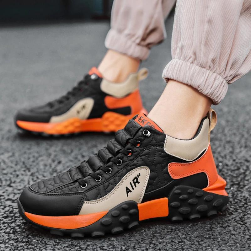 Marken Herren-Sneaker Designer Bequeme Laufschuhe für Herren Outdoor Rutschfeste Freizeitschuhe Mode Plateau Board Schuhe Männlich