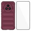 For Realme 14 Pro+ 5G TPU Case WANLONFENG HD Series Anti Slip Phone Cover with Tempered Glass