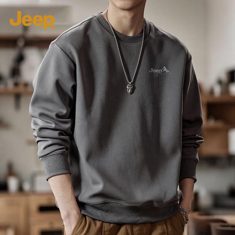 

JEEP Men s American Style Round Neck Sweatshirt 4XL