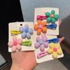 2 Stück Einfache Blume Baby BB Clips Mädchen Haarspangen Haarspangen Kinder Kopfschmuck Kinder Haaraccessoires Pony Haarspange Kopfschmuck