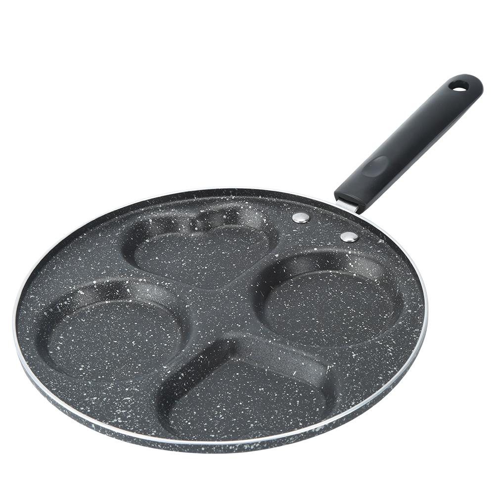 4 Holes Non Stick Coating Frying Pan Home Kitchen Cookware Cooking Tool for Fried Eggs