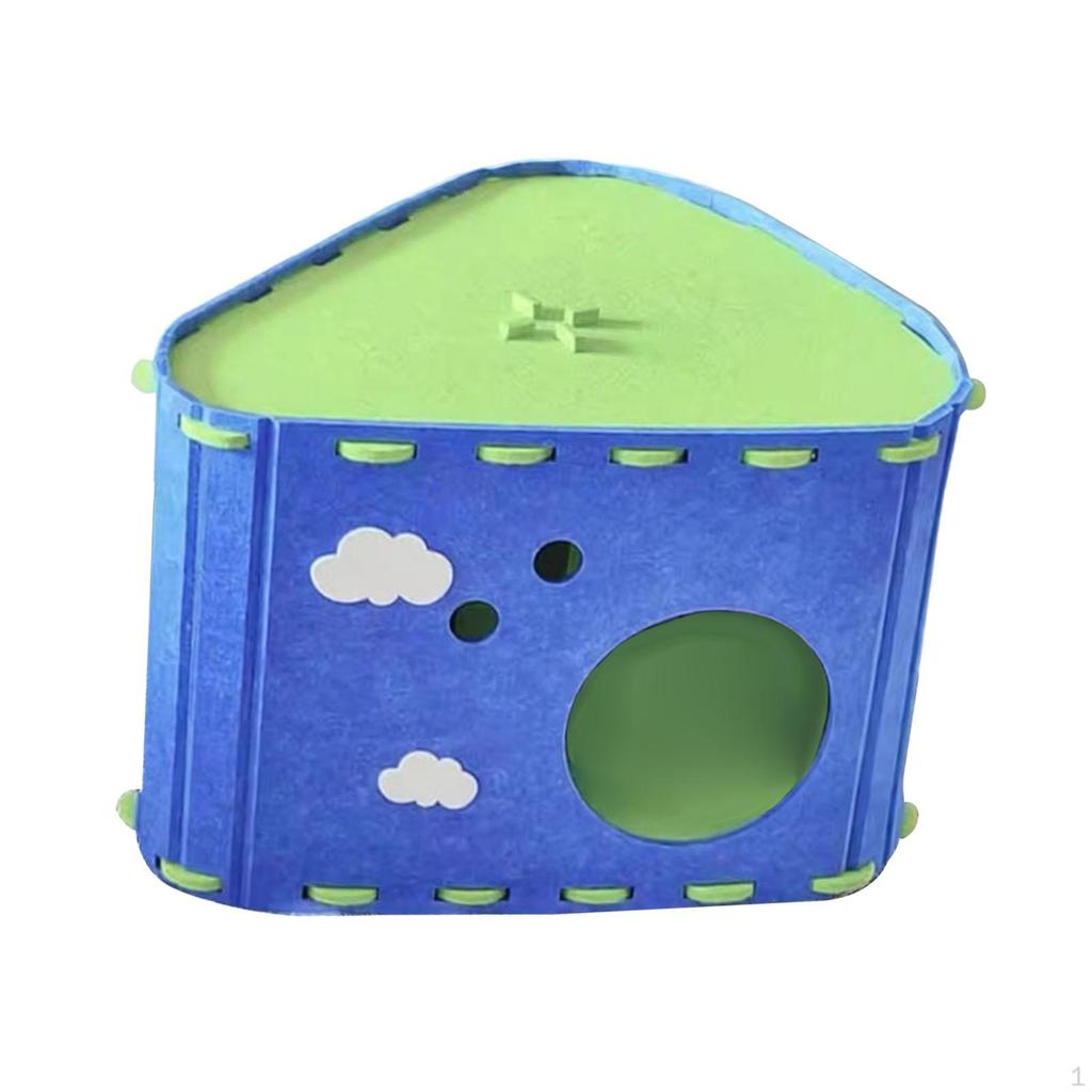 Cat House Bed Cave Grind Claw Breathable Cozy Hideaway Kitten