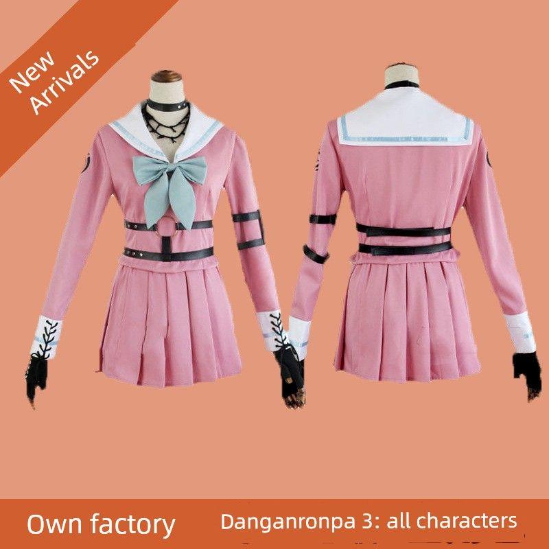 Danganronpa V3 Chazoku Rotor Cosplay Costume Harukawa Maji Ouma Kokichi Cosplay Costume Full Character Outfits