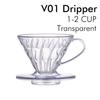 Plastic Coffee Filter Cup V shaped 60 Spiral Hand Filter New Coffee Hand Dripper  Party