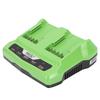 Battery Charger Fit for Greenworks 29842 29852 Batteries Cordless Power Tool Dual Port Lithium Battery Charging Station