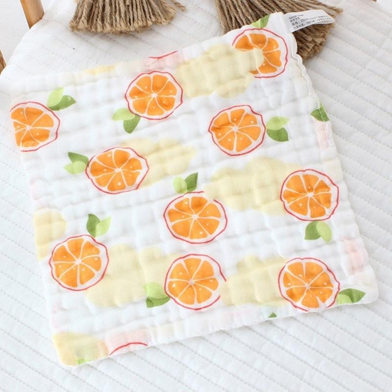 Cotton Baby Burp Cloth Soft and Breathable Newborns Washcloth for Teething Time Gentle Skin Care 30x30cm