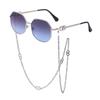 Chain Sunglasses Women'S Anti-Drop Chain Lanyard Irregular Polygon Full Frame Sunglasses Women'S Trend