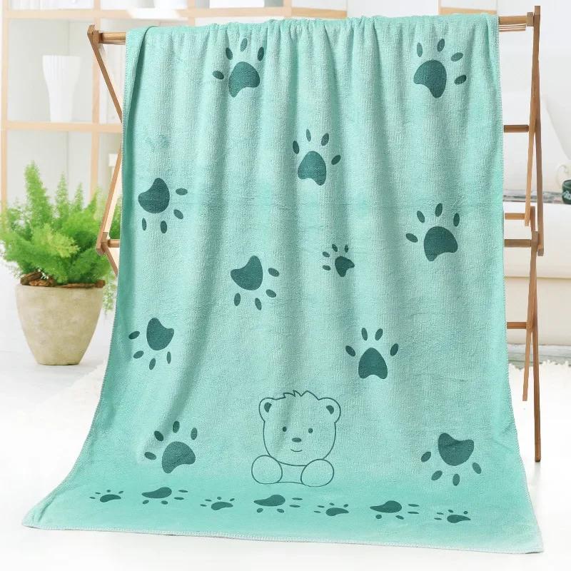 70*140cm Rabbit Microfiber Bath Towel Cute Large Soft Baby Kids Boys Girls Women Towels Beach Swimming Absorbent Wrap Quick Dry