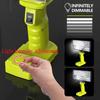 Outdoor Emergency LED Work Light 4000LM 35W Flashlight For Ryobi 18V Lithium P108 P104 Nickel One+ Battery USB Type-C Power Bank