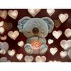 Simulated Breathing Koala Bear Plush Toy 25x15cm Brown Soother Stuffed Animal with Lullabies